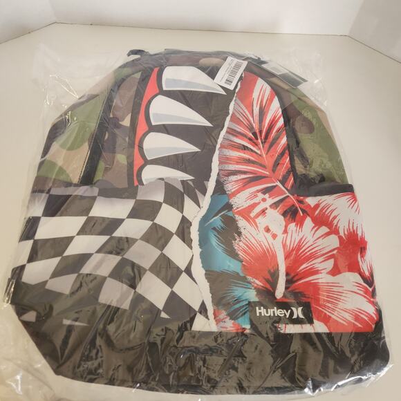 Hurley Graphic Backpack, Print Mashup, One Size - Picture 5 of 7